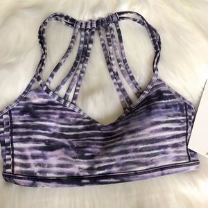 NWT Lululemon Lighten Up Sports Bra SZ 4 Purple